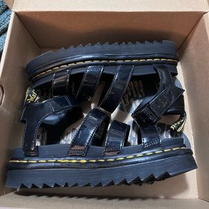 Dr Marten Sandals W/ Blaire Patent